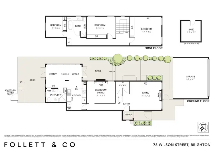 Floorplan of Homely house listing, 78 Wilson Street, Brighton VIC 3186