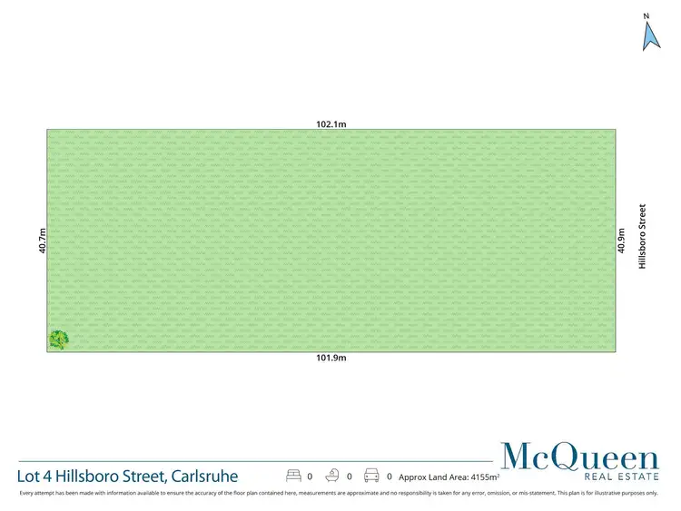 Floorplan of Homely land listing, Lot 3 Hillsboro Street, Carlsruhe VIC 3442