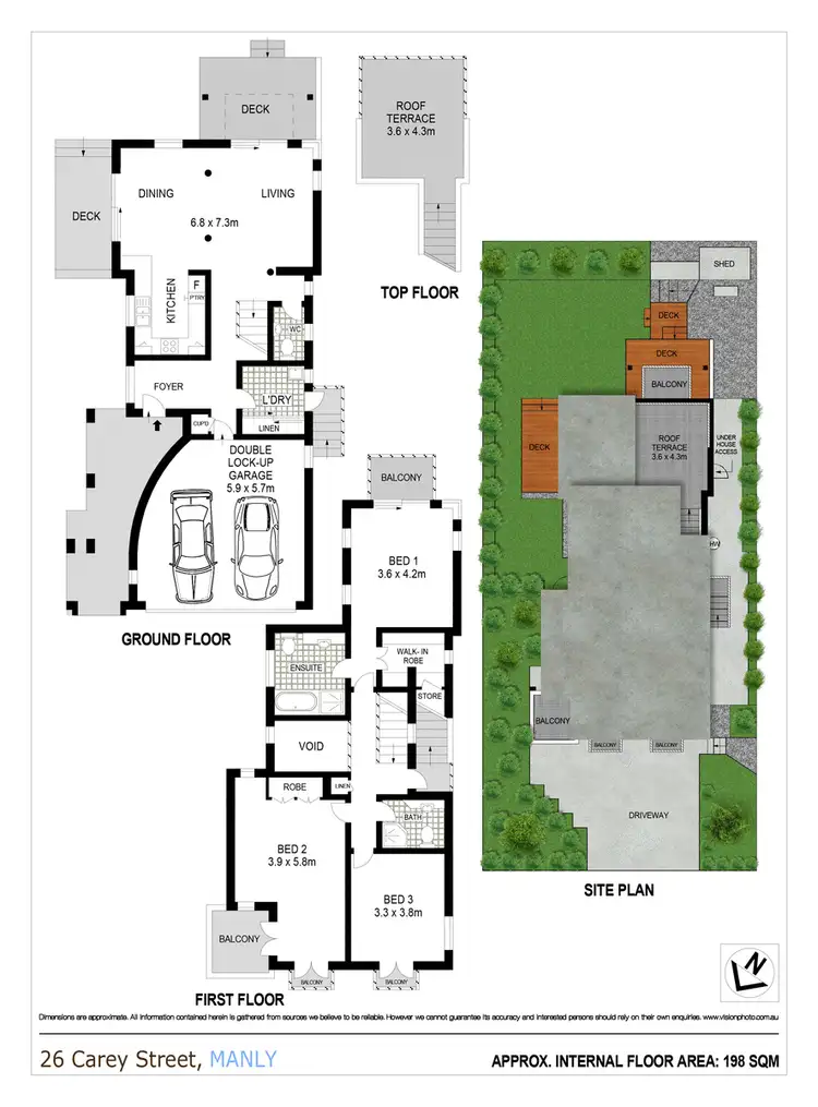 Floorplan of Homely house listing, 26 Carey Street, Manly NSW 2095