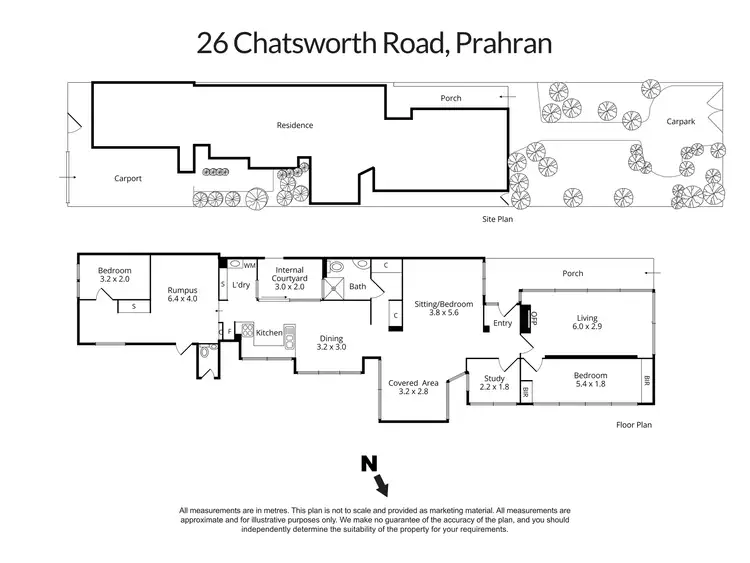 Floorplan of Homely house listing, 26 Chatsworth Road, Prahran VIC 3181