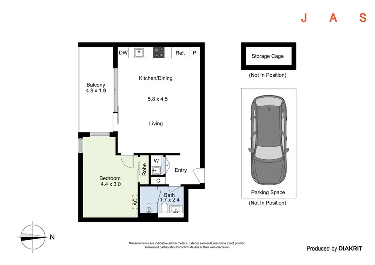 Floorplan of Homely apartment listing, 206/2B Ballarat Road, Footscray VIC 3011