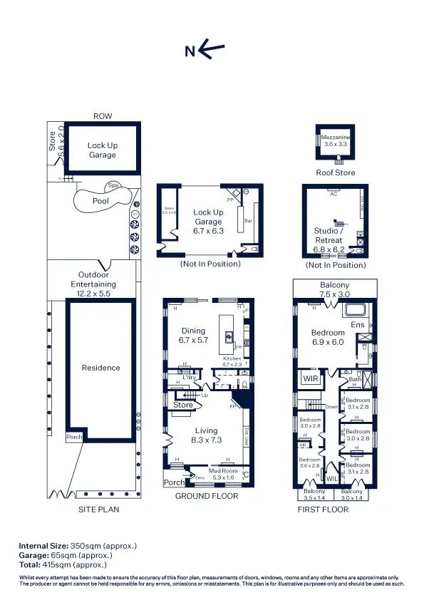 Floorplan of Homely house listing, 84 Oxford Street, Newport VIC 3015