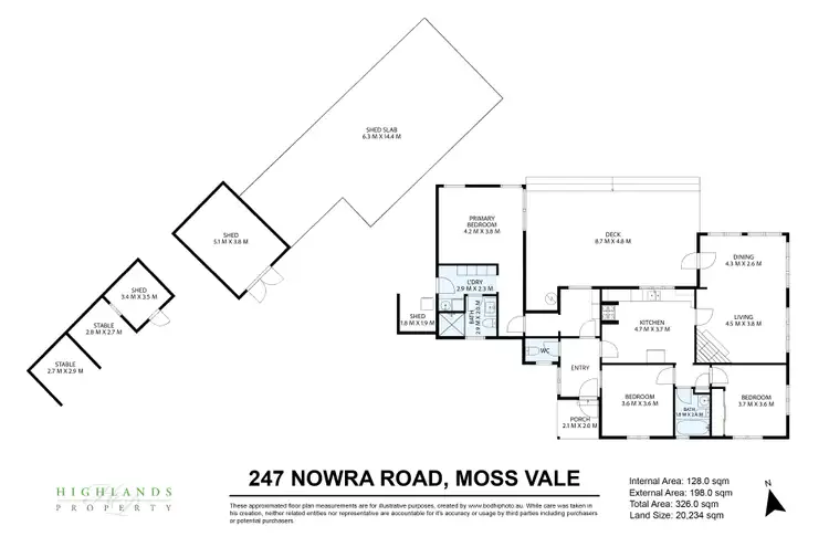 Floorplan of Homely rural property listing, 247 Nowra Road, Moss Vale NSW 2577