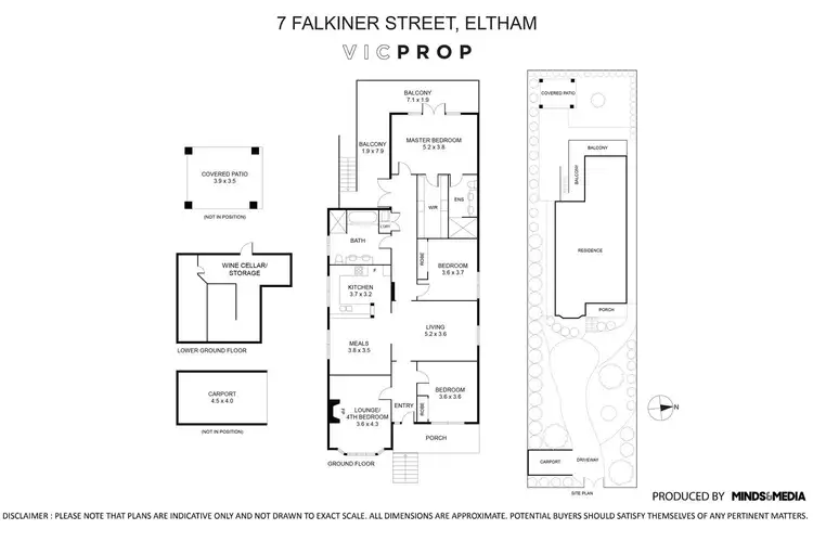 Floorplan of Homely house listing, 7 Falkiner Street, Eltham VIC 3095