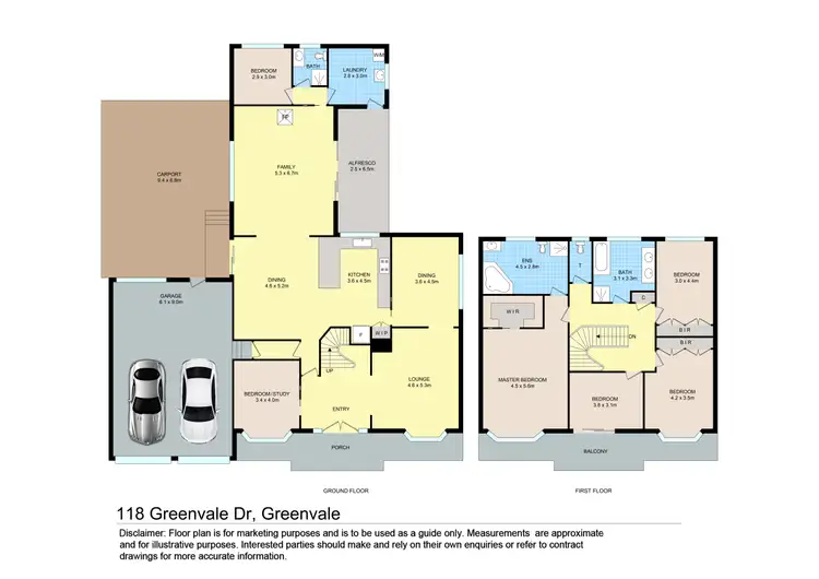 Floorplan of Homely house listing, 118 Greenvale Drive, Greenvale VIC 3059