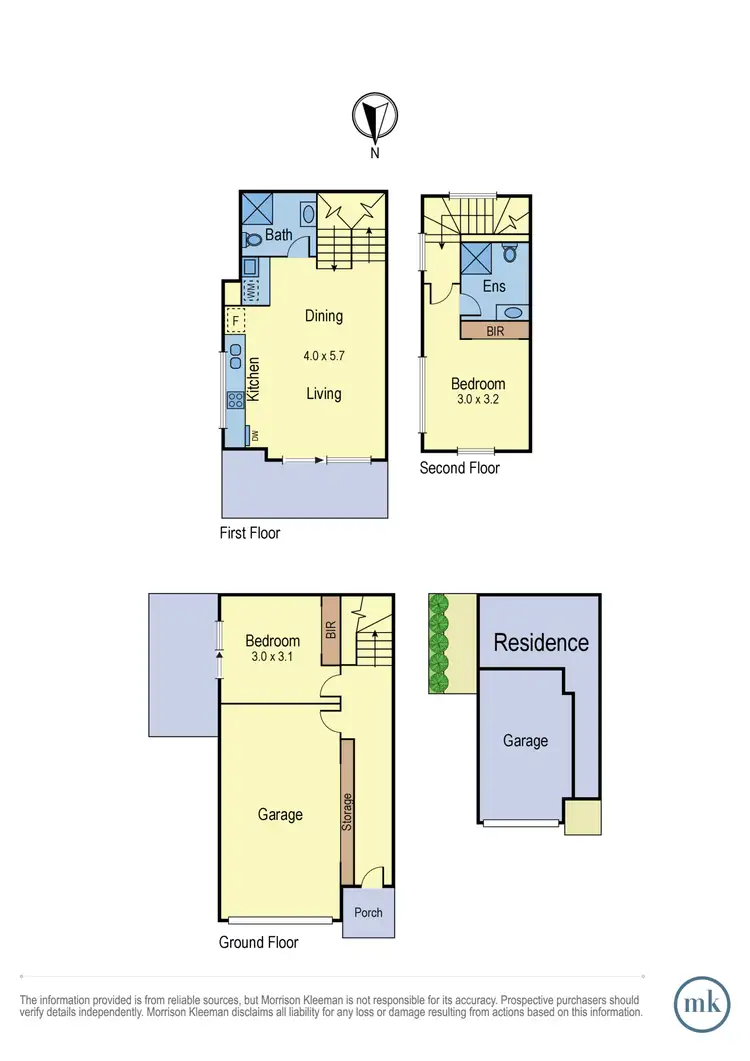 Floorplan of Homely townhouse listing, 3/48 Mcdowell Street, Greensborough VIC 3088