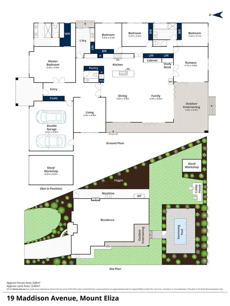 Floorplan of Homely house listing, 19 Maddison Avenue, Mount Eliza VIC 3930