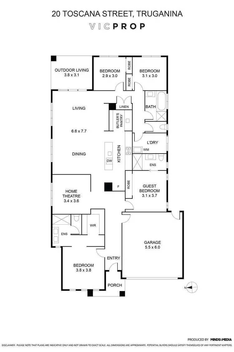 Floorplan of Homely house listing, 20 Toscana Street, Truganina VIC 3029