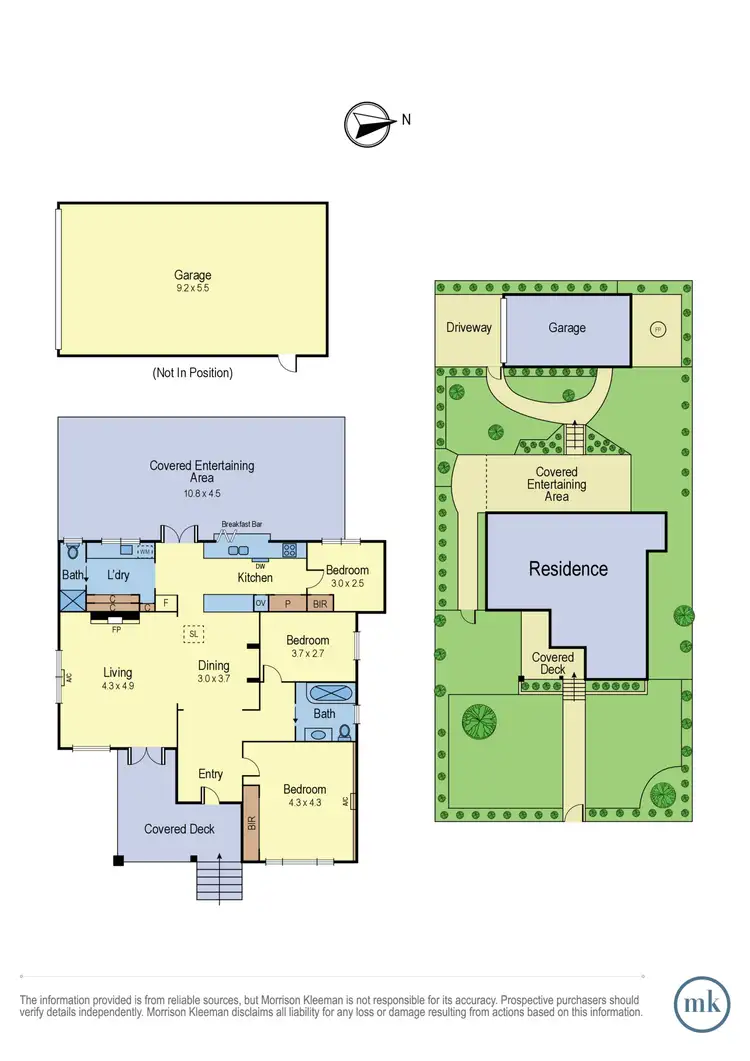Floorplan of Homely house listing, 109 Croydon Road, Croydon VIC 3136