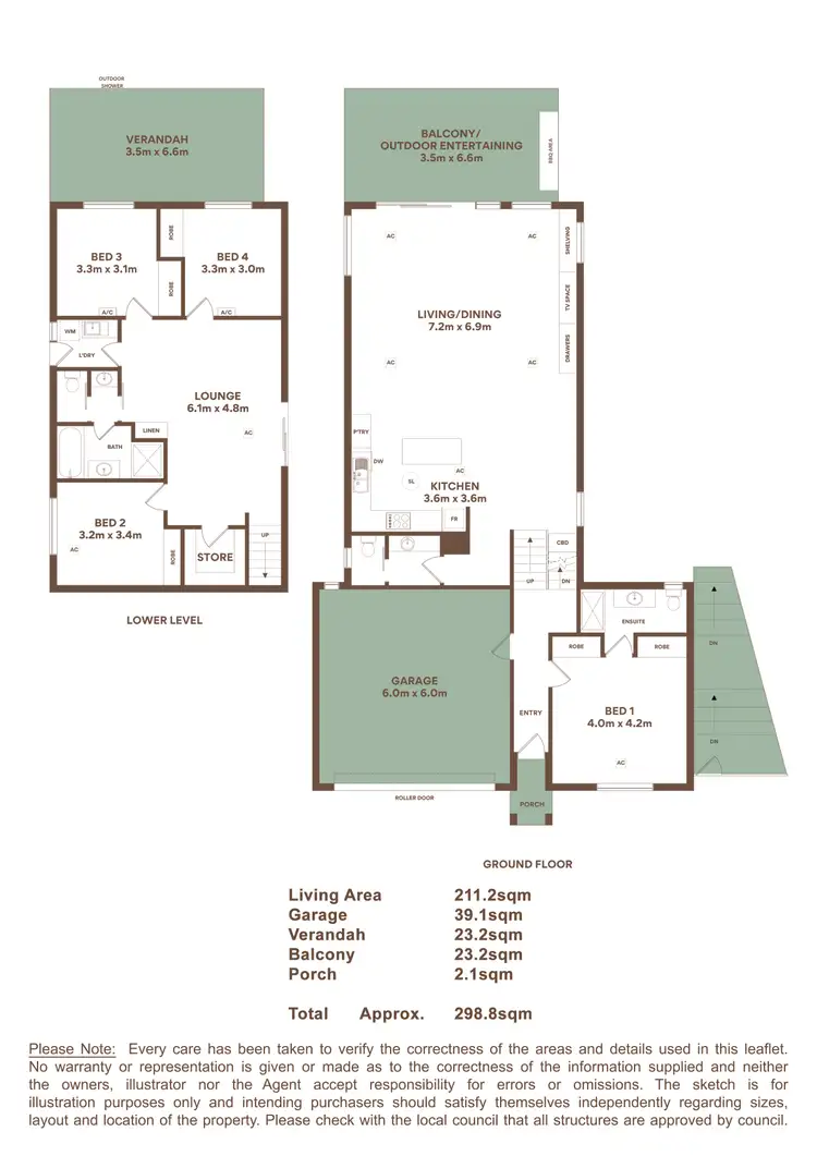 Floorplan of Homely house listing, 1A Maslin Crescent, Maslin Beach SA 5170