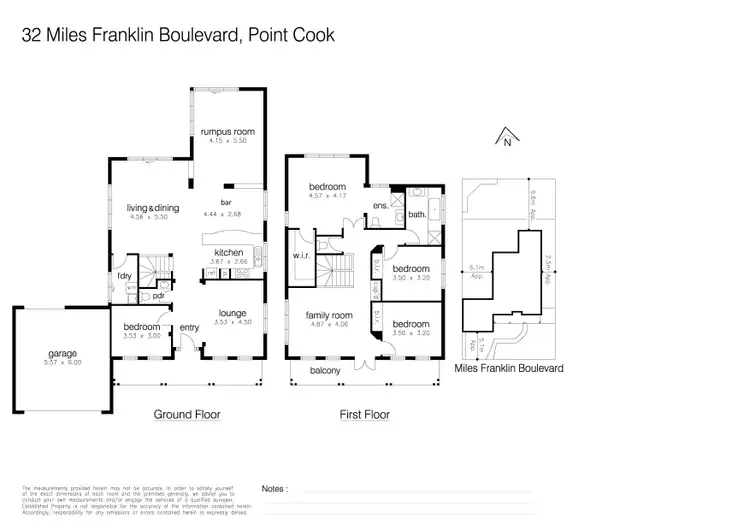 Floorplan of Homely house listing, 32 Miles Franklin Boulevard, Point Cook VIC 3030
