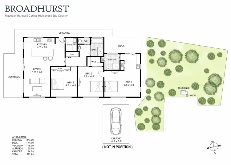 Floorplan of Homely rural property listing, 290 Golden Point Road, Golden Point VIC 3451