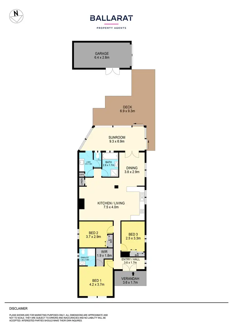 Floorplan of Homely house listing, 111 Eyre Street, Ballarat Central VIC 3350