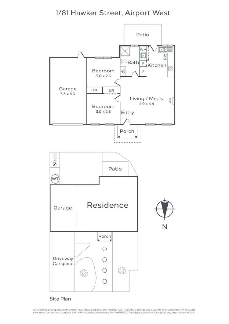 Floorplan of Homely house listing, 1/81 Hawker Street, Airport West VIC 3042