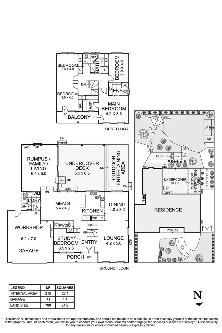 Floorplan of Homely house listing, 13 Standring Close, Donvale VIC 3111