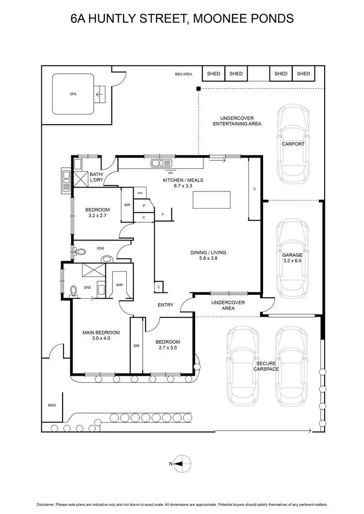 Floorplan of Homely house listing, 6A Huntly Street, Moonee Ponds VIC 3039