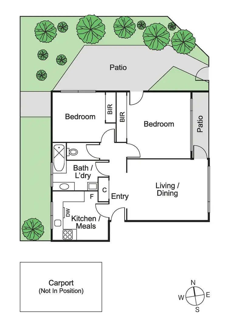 Floorplan of Homely unit listing, 2/35 Trevelyan Street, Elsternwick VIC 3185