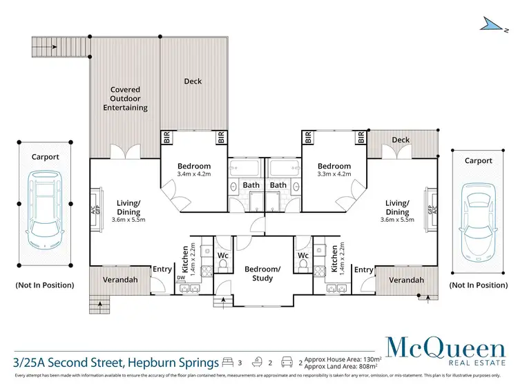 Floorplan of Homely house listing, 3/25A Second Street, Hepburn Springs VIC 3461