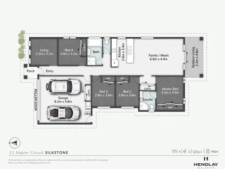 Floorplan of Homely house listing, 11 Napier Circuit, Silkstone QLD 4304
