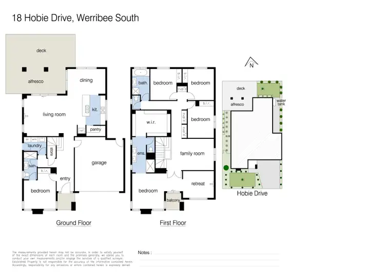 Floorplan of Homely house listing, 18 Hobie Drive, Werribee South VIC 3030