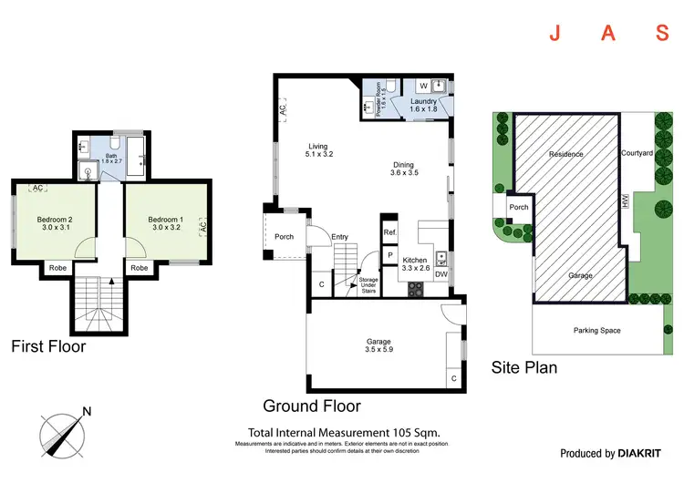 Floorplan of Homely townhouse listing, 3/3 Havelock Street, Maidstone VIC 3012