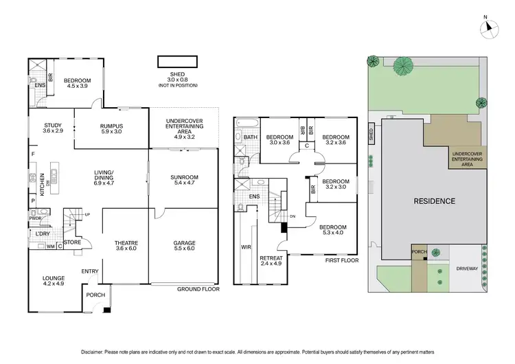 Floorplan of Homely house listing, 47 Double Bay Drive, Taylors Hill VIC 3037