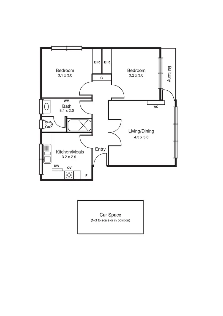 Floorplan of Homely apartment listing, 9/12 Maroona Road, Carnegie VIC 3163