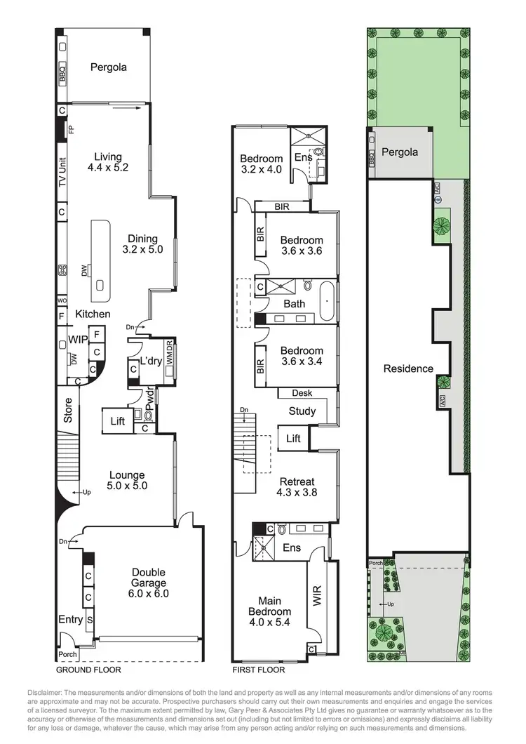 Floorplan of Homely townhouse listing, 4B Anderson Street, Caulfield VIC 3162