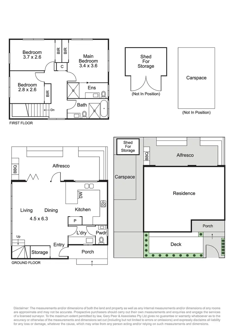 Floorplan of Homely townhouse listing, 5/45 Wilgah Street, St Kilda East VIC 3183