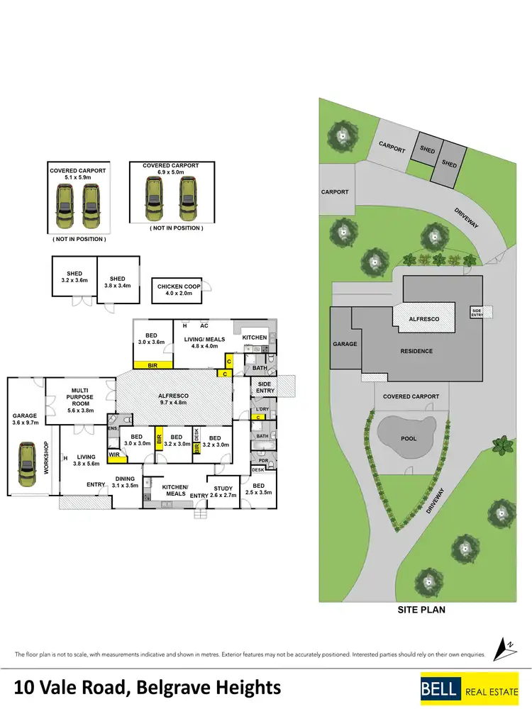 Floorplan of Homely house listing, 10 Vale Road, Belgrave Heights VIC 3160