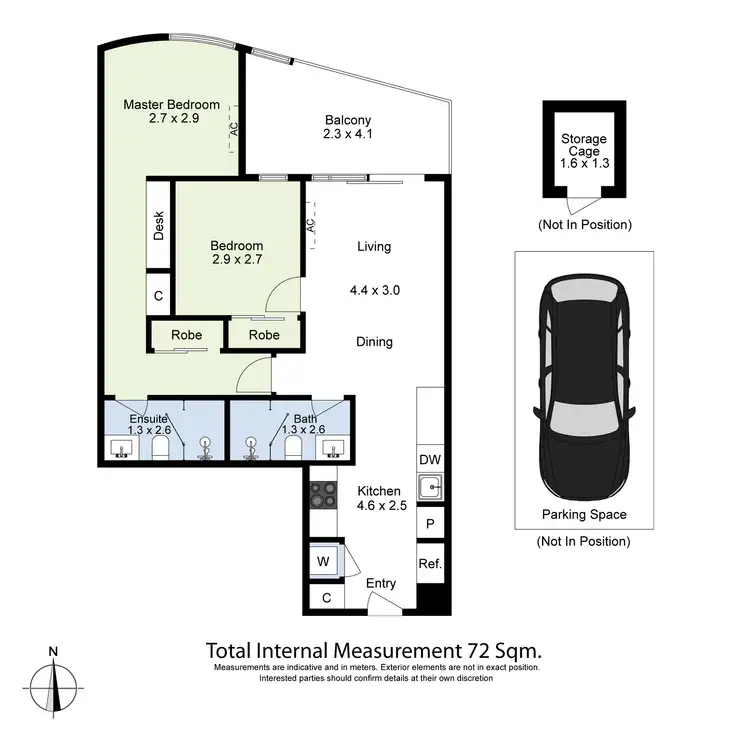 Floorplan of Homely apartment listing, 1904/8 Hallenstein Street, Footscray VIC 3011