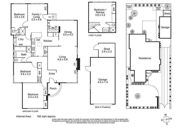 Floorplan of Homely house listing, 46 Munro Avenue, Ashburton VIC 3147