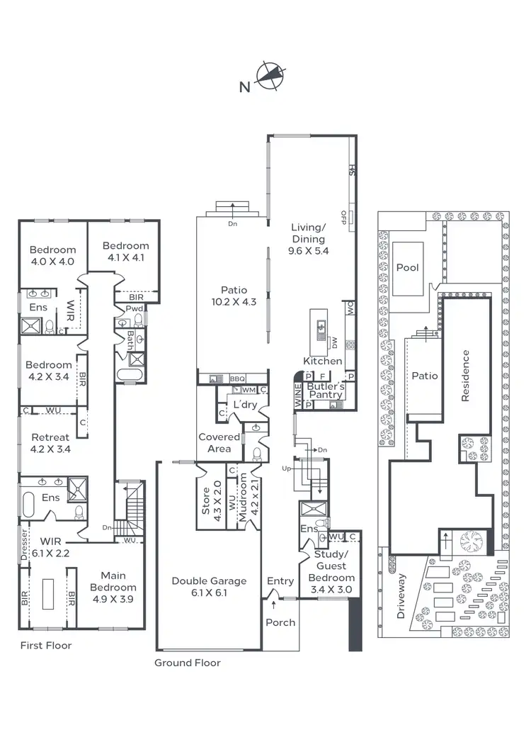 Floorplan of Homely house listing, 12 Wheeler Street, Ormond VIC 3204