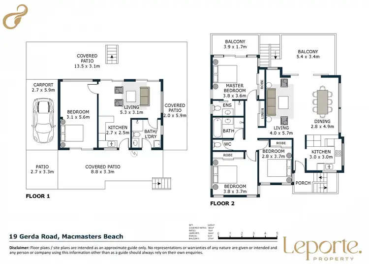 Floorplan of Homely house listing, 19 Gerda Road, Macmasters Beach NSW 2251