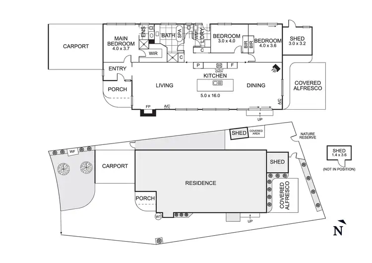 Floorplan of Homely house listing, 93 Tarongo Drive, Aspendale VIC 3195