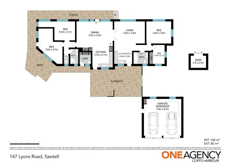 Floorplan of Homely house listing, 147 Lyons Road, Sawtell NSW 2452