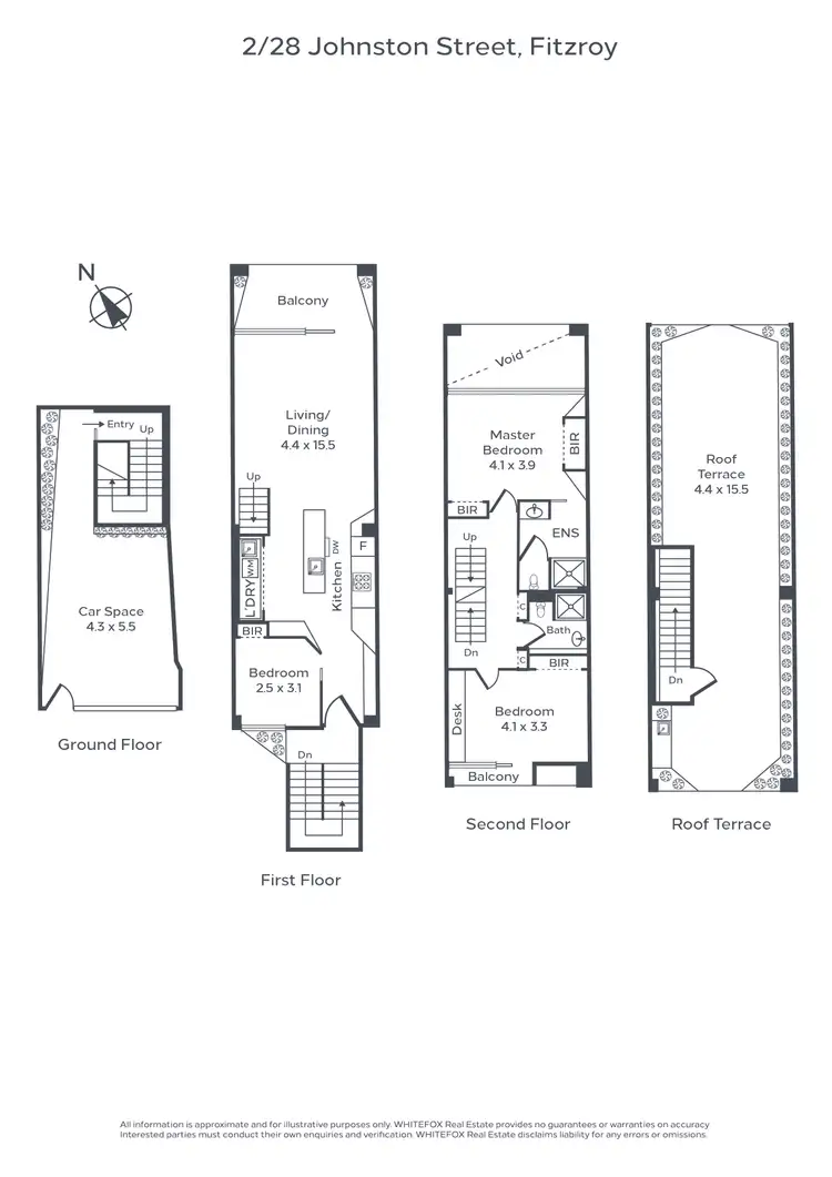 Floorplan of Homely house listing, 2/28 Johnston Street, Fitzroy VIC 3065