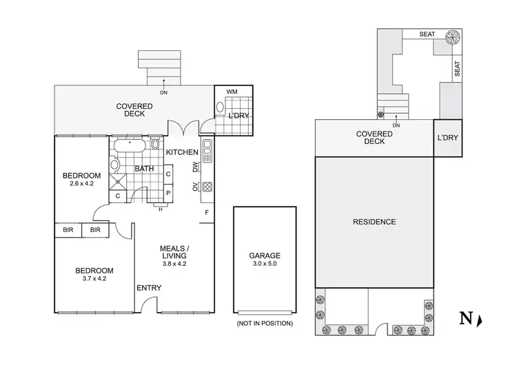 Floorplan of Homely unit listing, 2/11 Collocott Street, Mordialloc VIC 3195