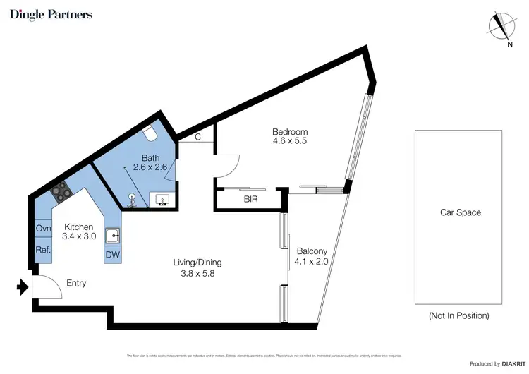 Floorplan of Homely apartment listing, 913/26 Southgate Avenue, Southbank VIC 3006