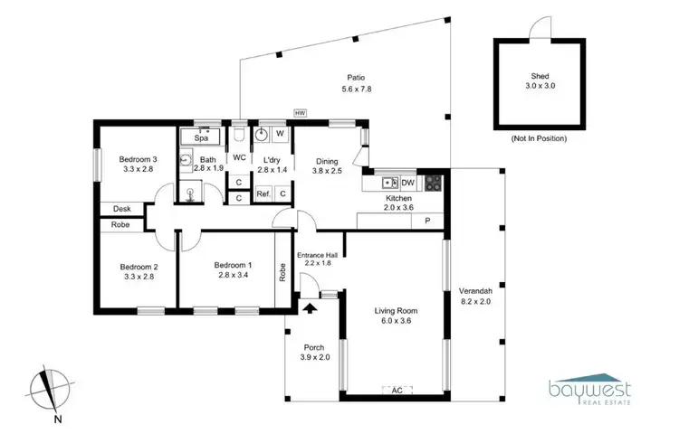 Floorplan of Homely house listing, 7 Quadrant Court, Hastings VIC 3915