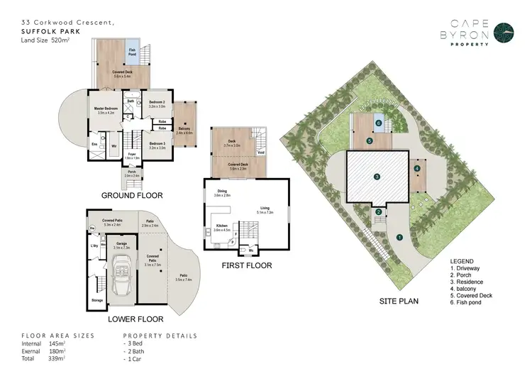 Floorplan of Homely house listing, 33 Corkwood Crescent, Suffolk Park NSW 2481
