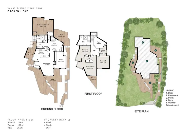Floorplan of Homely house listing, 951 Broken Head Road, Broken Head NSW 2481