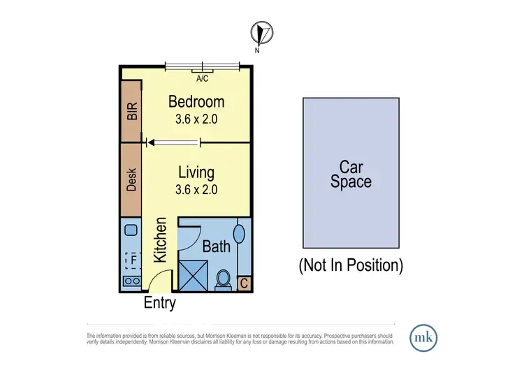 Floorplan of Homely apartment listing, 61B/116-130 Main Drive, Macleod VIC 3085