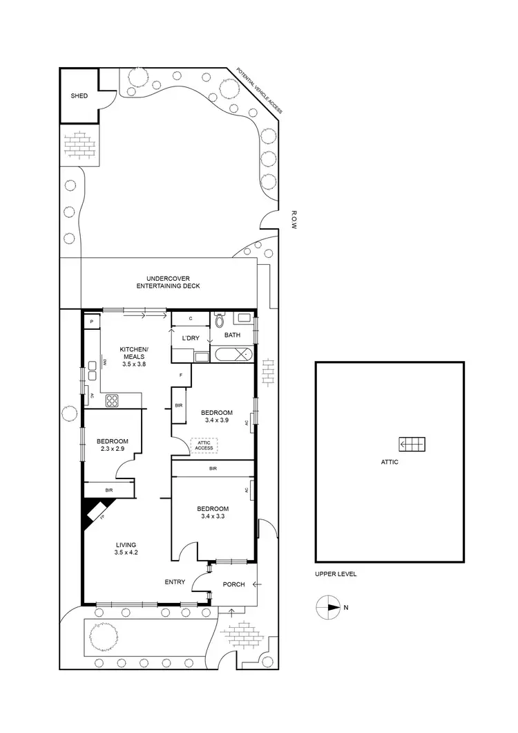 Floorplan of Homely house listing, 2 Deakin Street, Yarraville VIC 3013