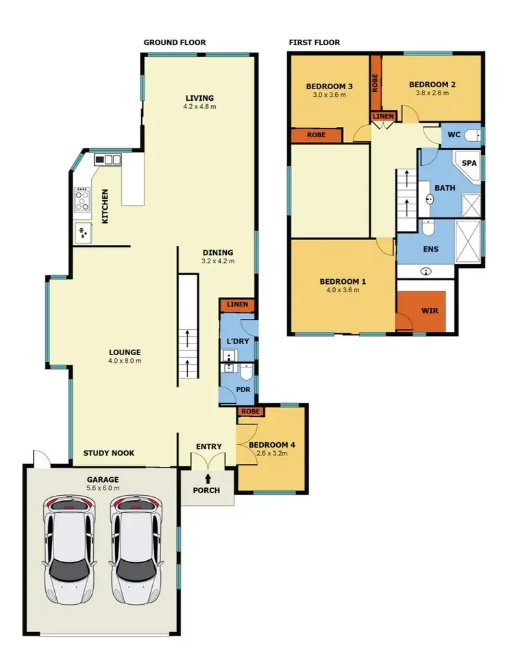 Floorplan of Homely house listing, 32 Grand Canal Boulevard, Point Cook VIC 3030