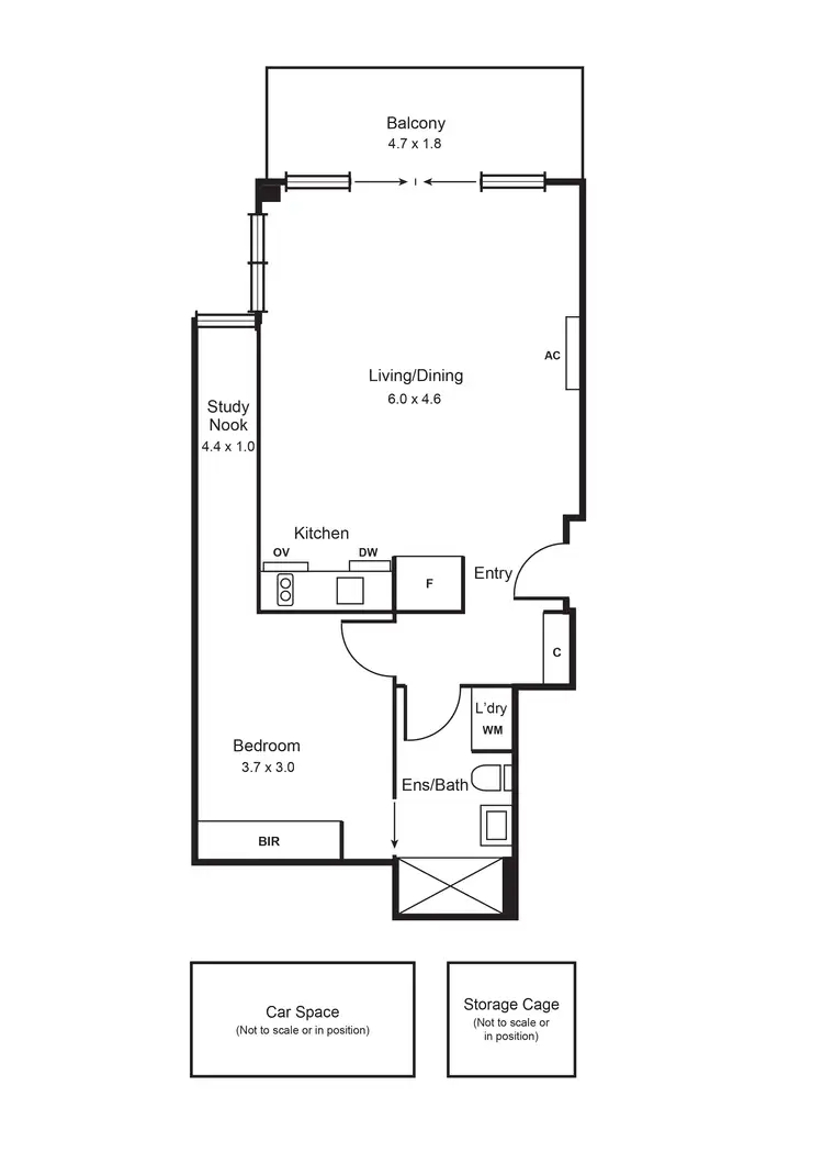 Floorplan of Homely apartment listing, 302/270 High Street, Windsor VIC 3181