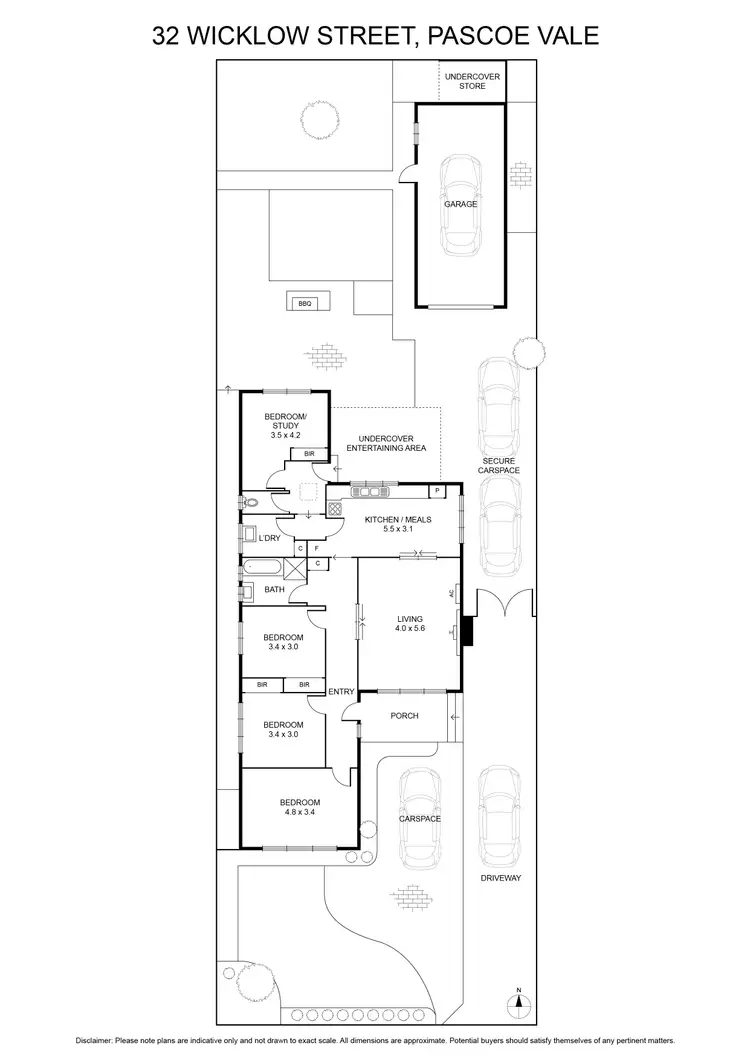 Floorplan of Homely house listing, 32 Wicklow Street, Pascoe Vale VIC 3044
