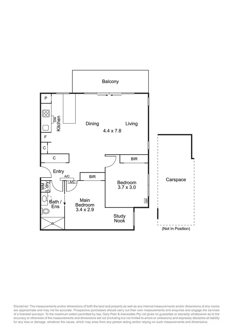 Floorplan of Homely apartment listing, 13/6-10 Lansdowne Road, St Kilda East VIC 3183