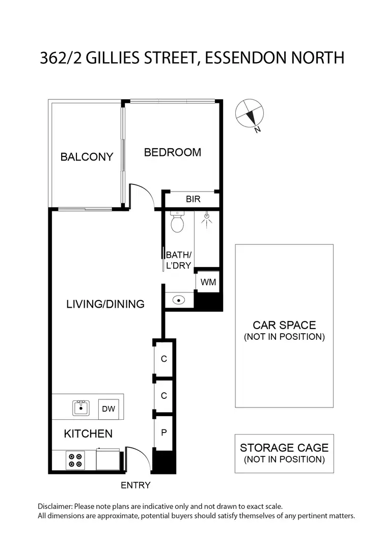 Floorplan of Homely apartment listing, 326/2 Gillies Street, Essendon North VIC 3041