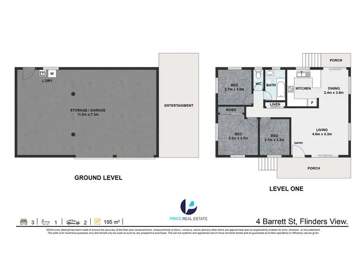 Floorplan of Homely house listing, 4 Barret Street, Flinders View QLD 4305